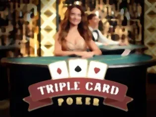 Triple Card Poker élő asztal a FortunaZone kaszinóban – élő háromlapos póker