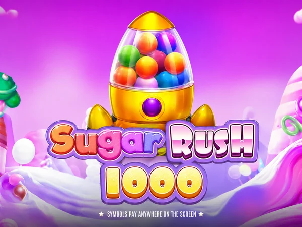 Sugar Rush 1000 nyerőgép a FortunaZone kínálatában (Pragmatic Play)